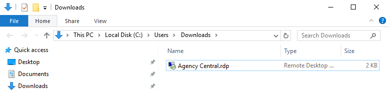 Download using Chrome